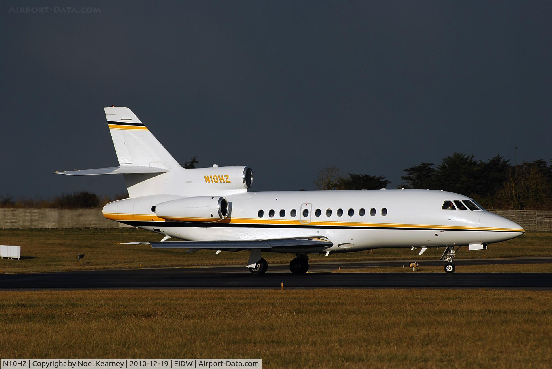 N10HZ, 1999 Dassault Falcon 900EX C/N 57, Departing off Rwy 10