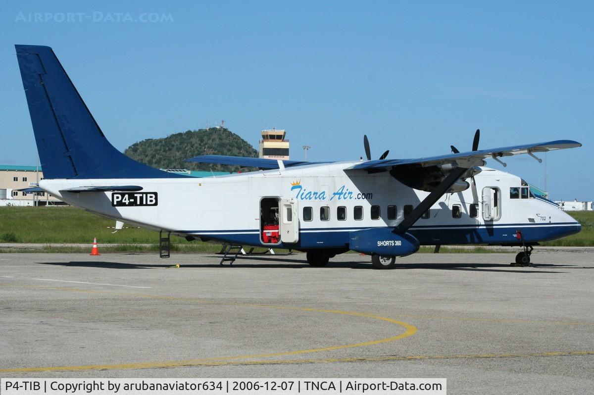 P4-TIB, 2000 Short 360-100 C/N SH.3621, Tiara air's second bird undergoing maintenance