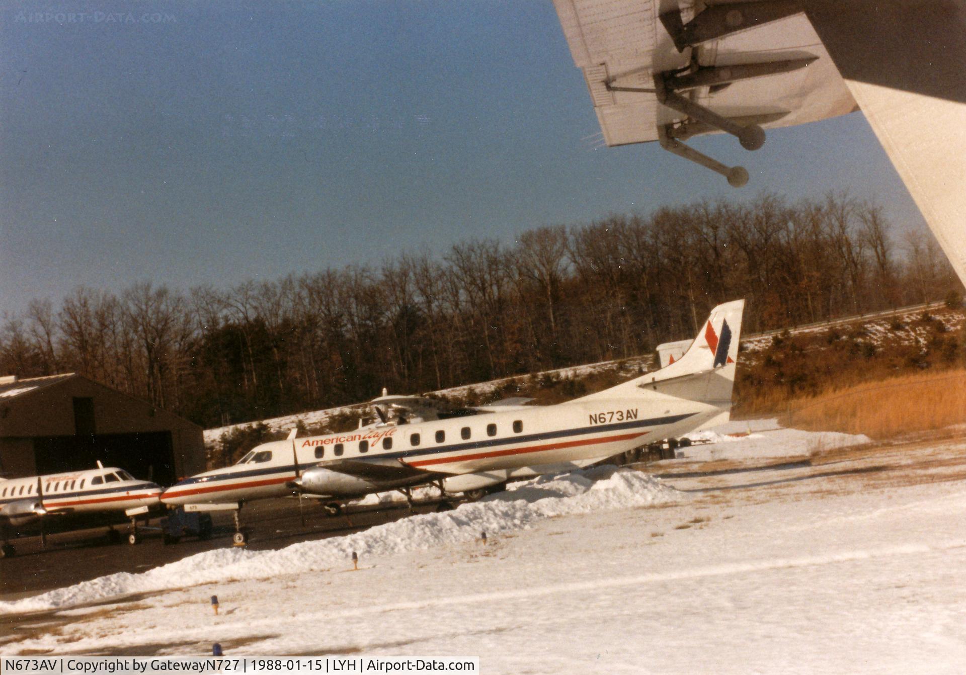 N673AV, 1987 Fairchild SA-227AC Metro III C/N AC673, Best angle available. 