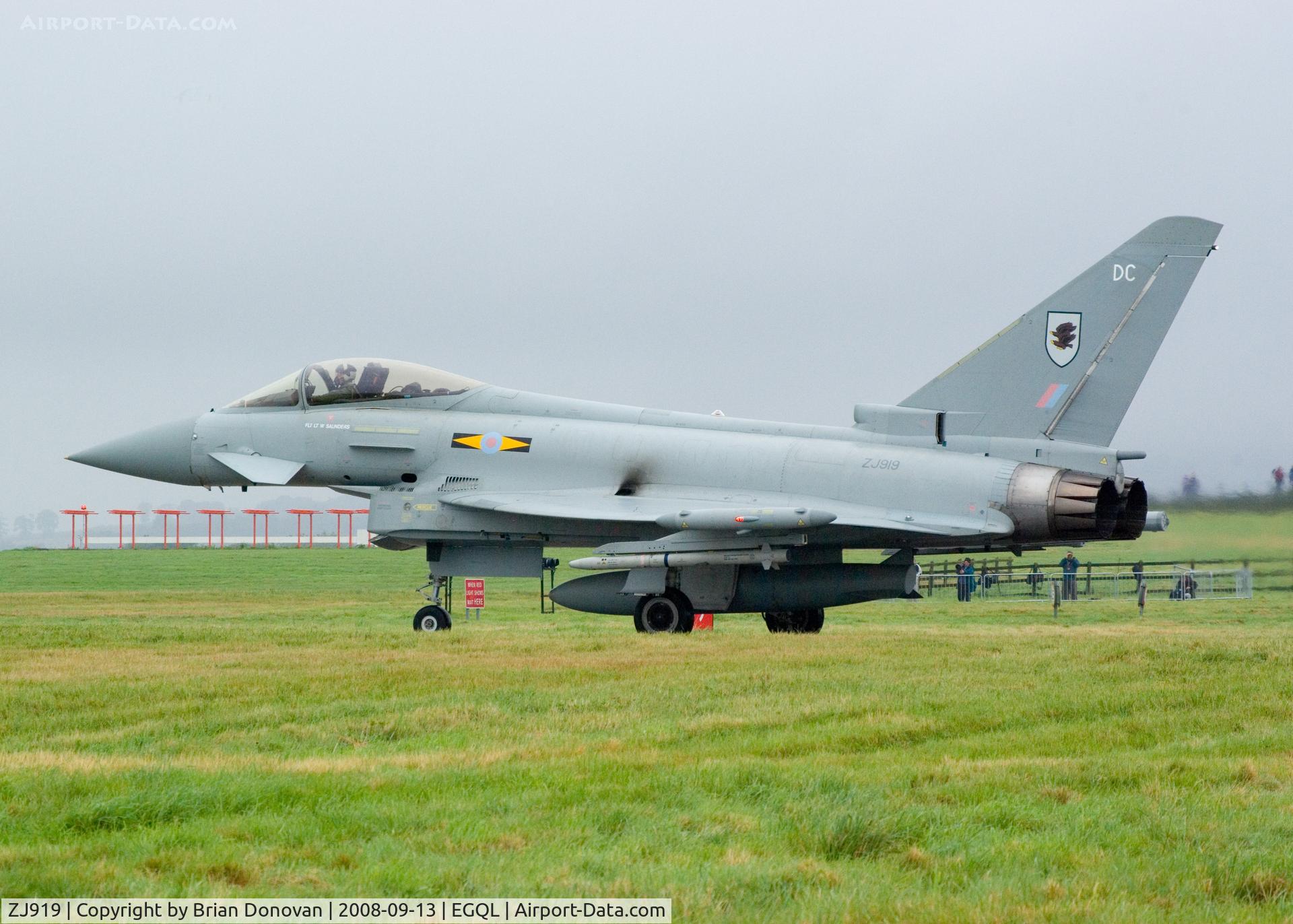 ZJ919, 2006 Eurofighter EF-2000 Typhoon FGR4 C/N 0064/BS010, RAF Leuchars Airshow 2008