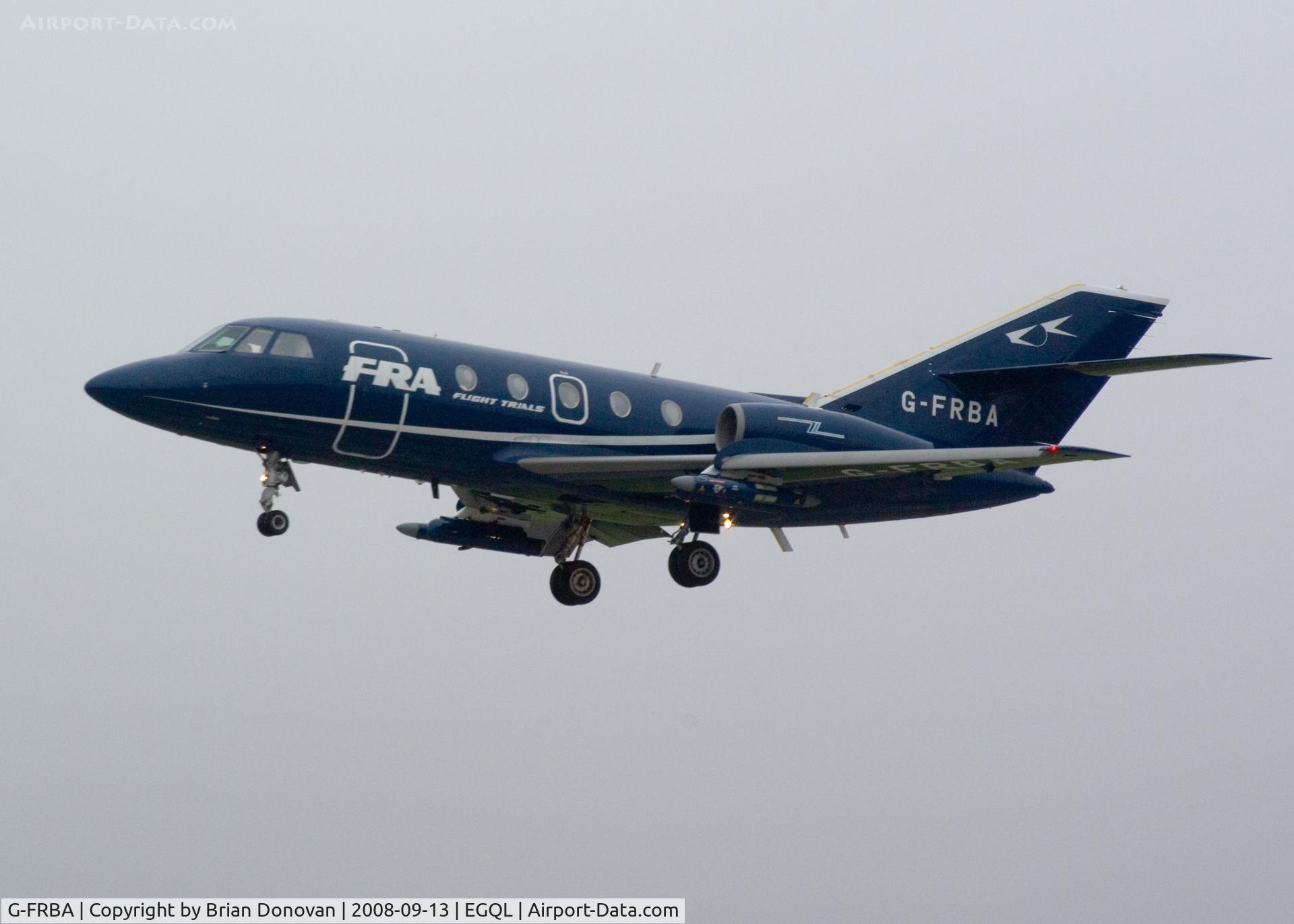 G-FRBA, 1970 Dassault Falcon 20 C/N 178, RAF Leuchars Airshow 2008