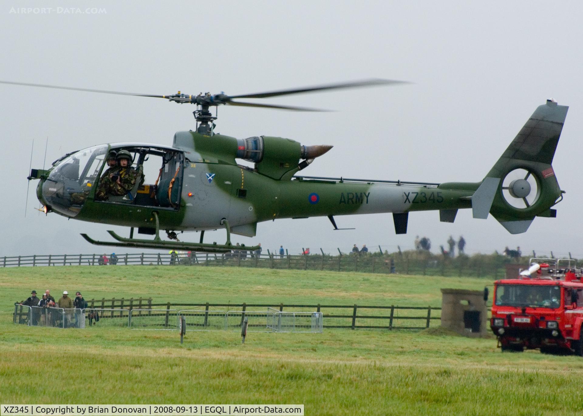 XZ345, 1978 Westland SA-341B Gazelle AH1 C/N 1705, RAF Leuchars Airshow 2008