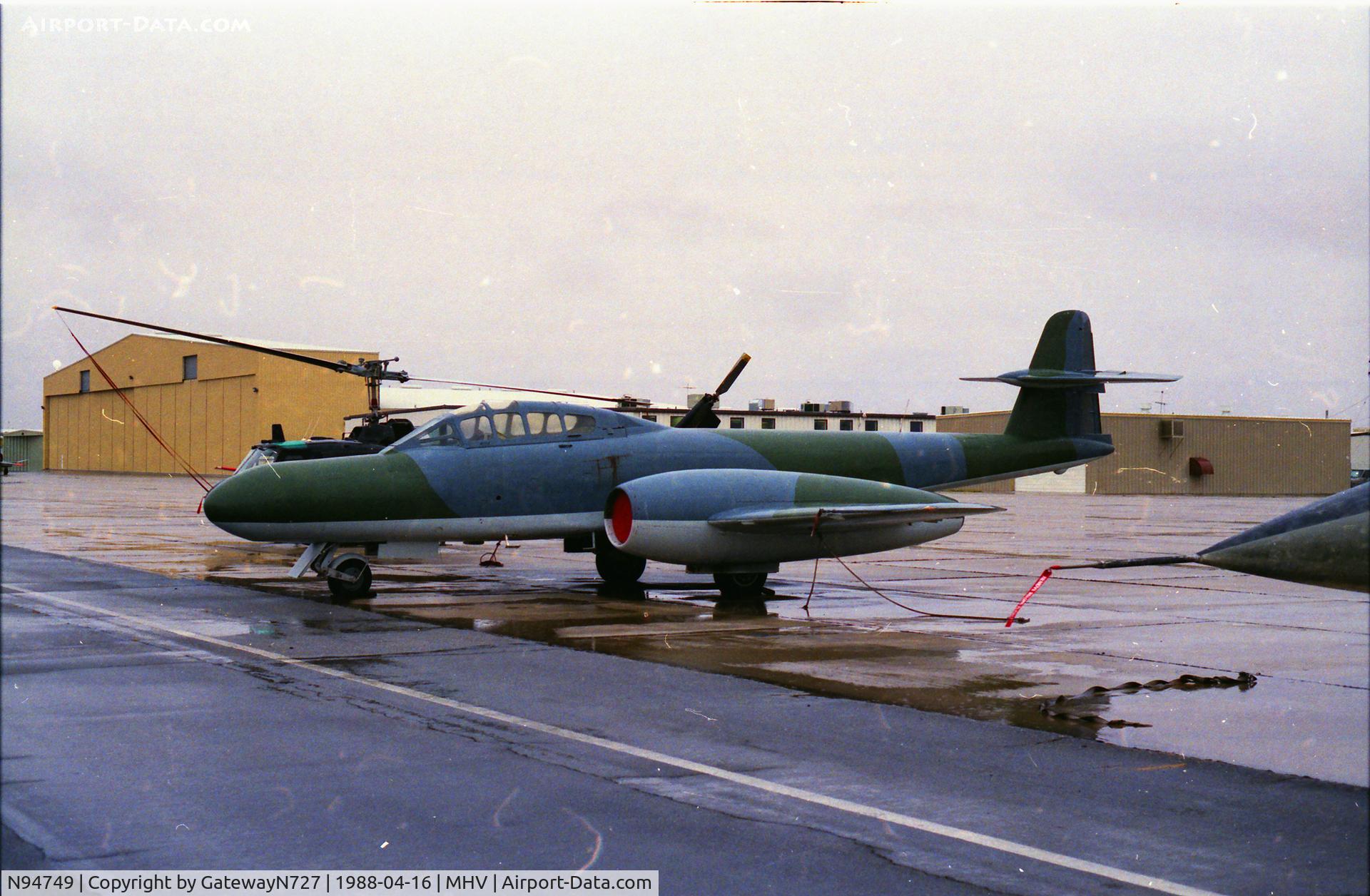 N94749, 1951 Gloster Meteor NF.11 C/N Not found N94749, Flew with both the RAF and RN.