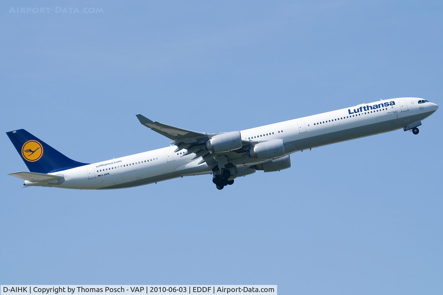D-AIHK, 2004 Airbus A340-642 C/N 580, Lufthansa