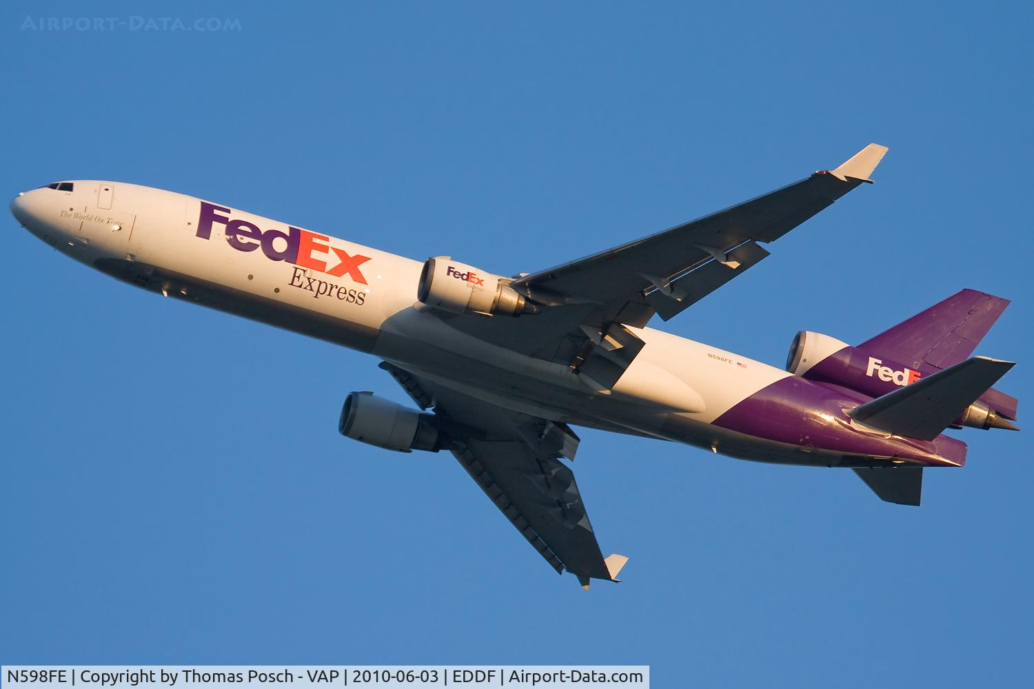 N598FE, 1993 McDonnell Douglas MD-11F C/N 48597, FedEx - Federal Express