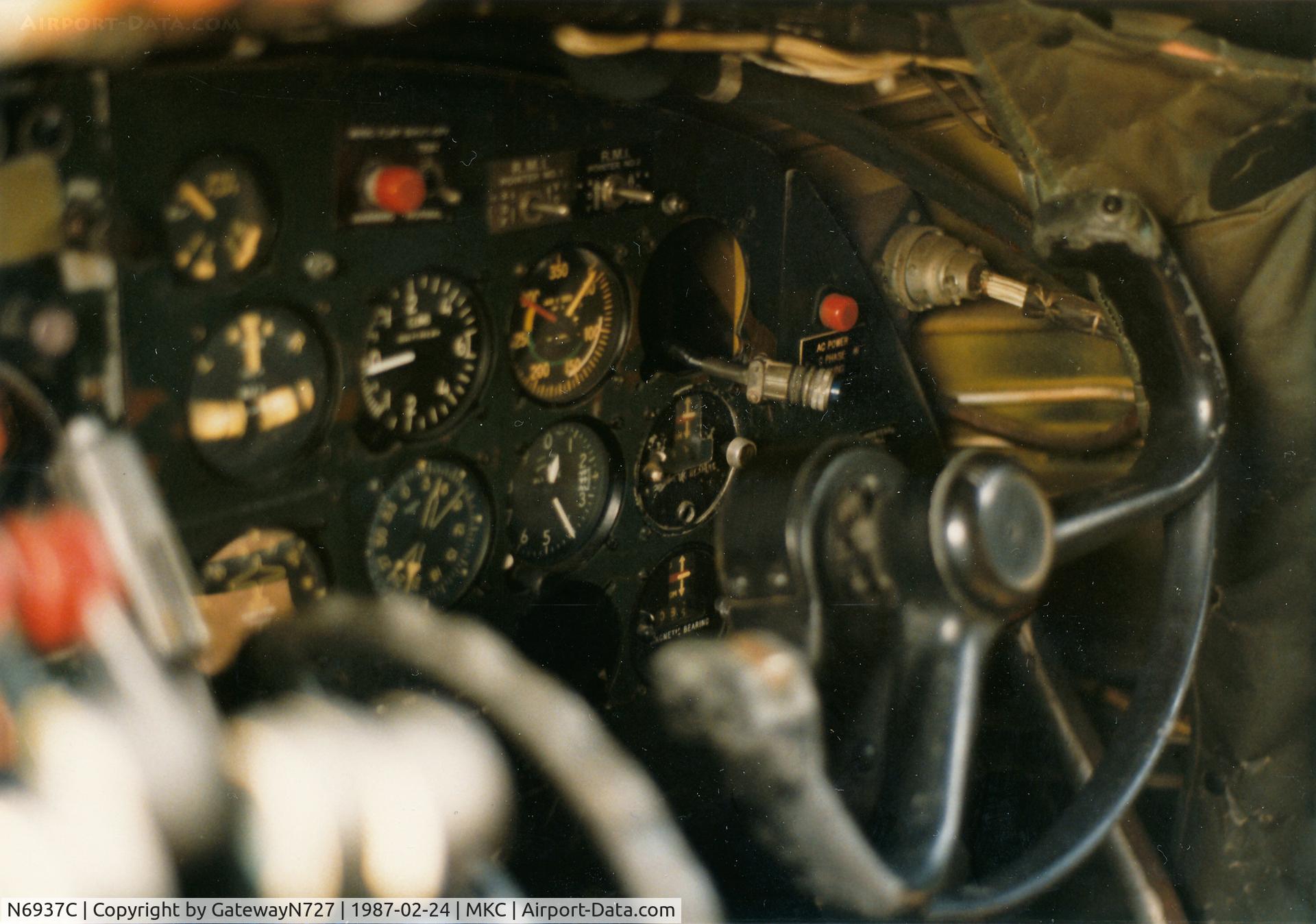 N6937C, 1957 Lockheed L-1049H-82 Super Constellation C/N 4830, The co-pilot's fwd panel.