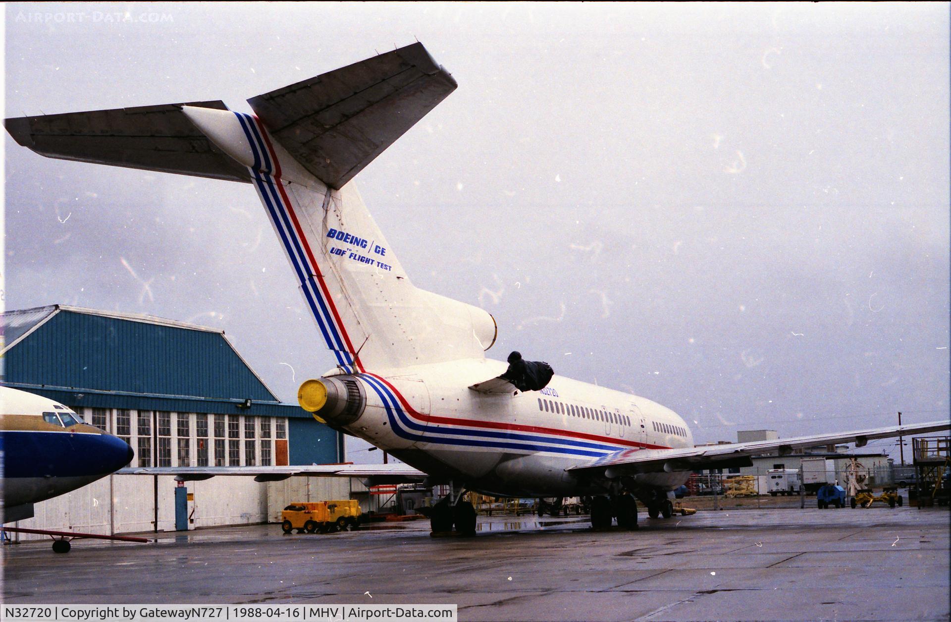 N32720, 1968 Boeing 727-063 C/N 19846, Used as Unducted Fan test bed. Originally delivered to Faucett in 1968.