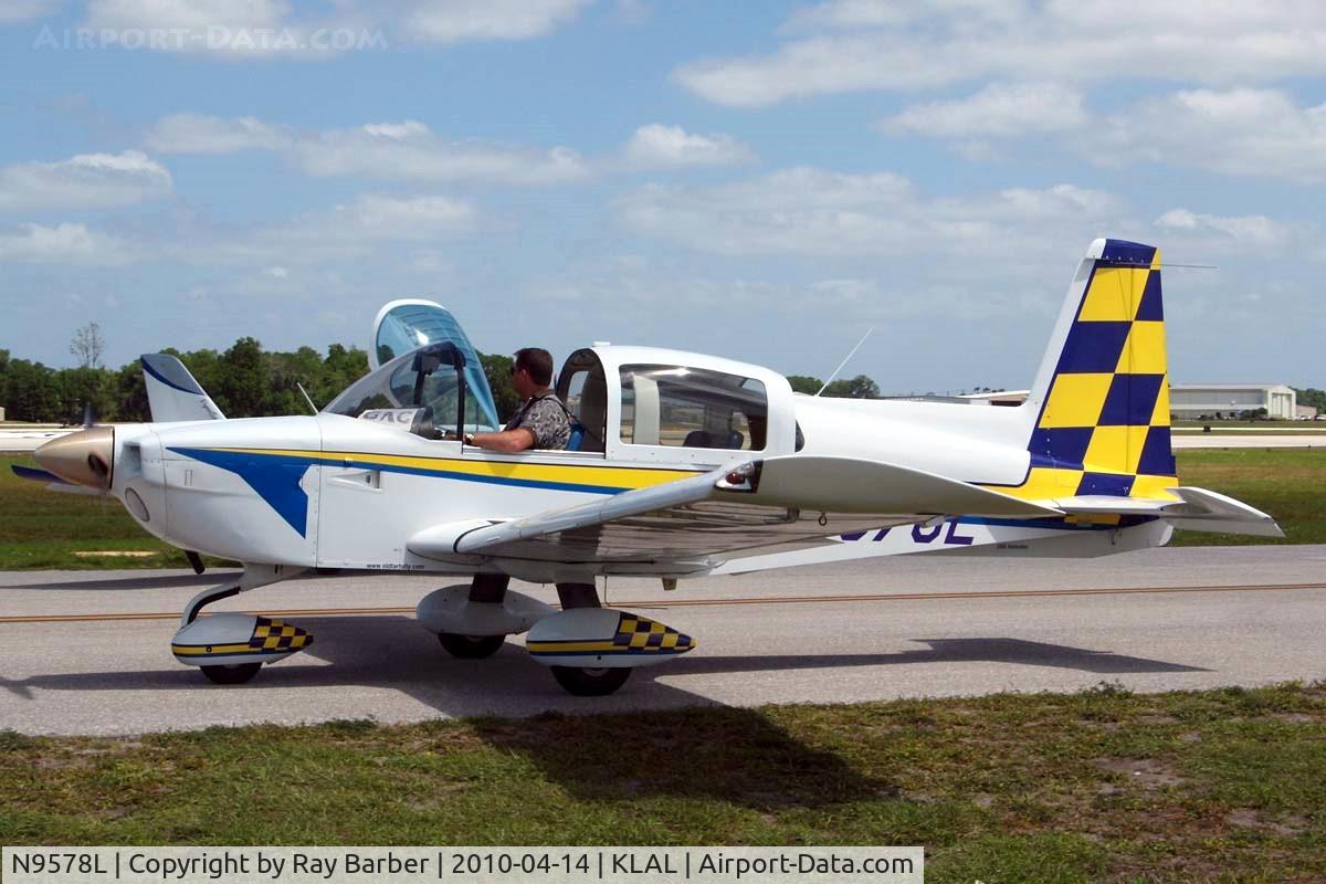 N9578L, 1974 Grumman American AA-5 Traveler C/N AA5-0578, Grumman American AA-5 Traveler [AA5-0578] Lakeland-Linder~N 14/04/2010
