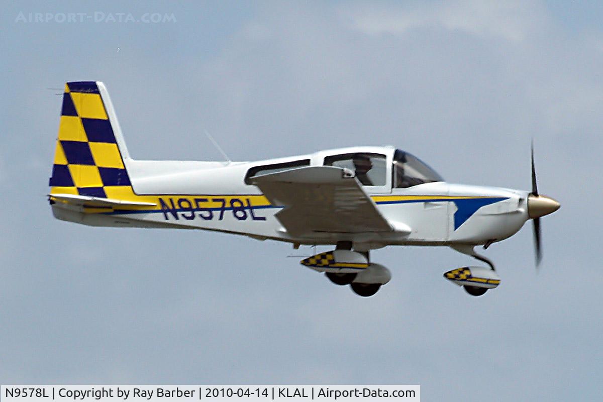 N9578L, 1974 Grumman American AA-5 Traveler C/N AA5-0578, Grumman American AA-5 Traveler [AA5-0578] Lakeland-Linder~N 14/04/2010