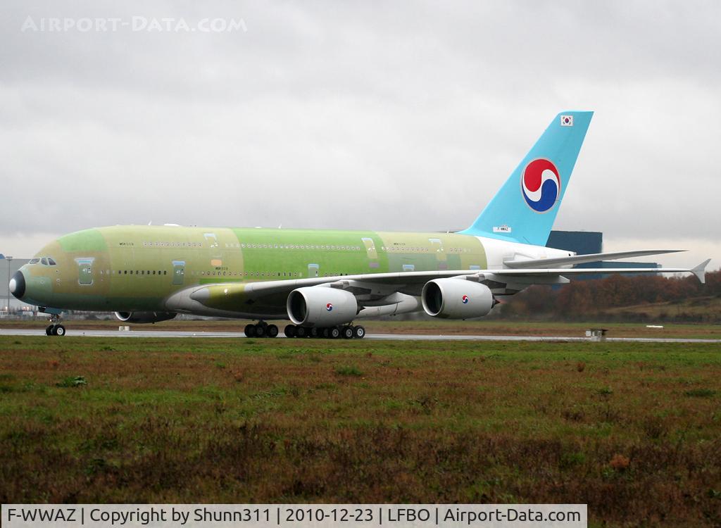 F-WWAZ, 2011 Airbus A380-861 C/N 039, C/n 0039 - For Korean Air as HL8226