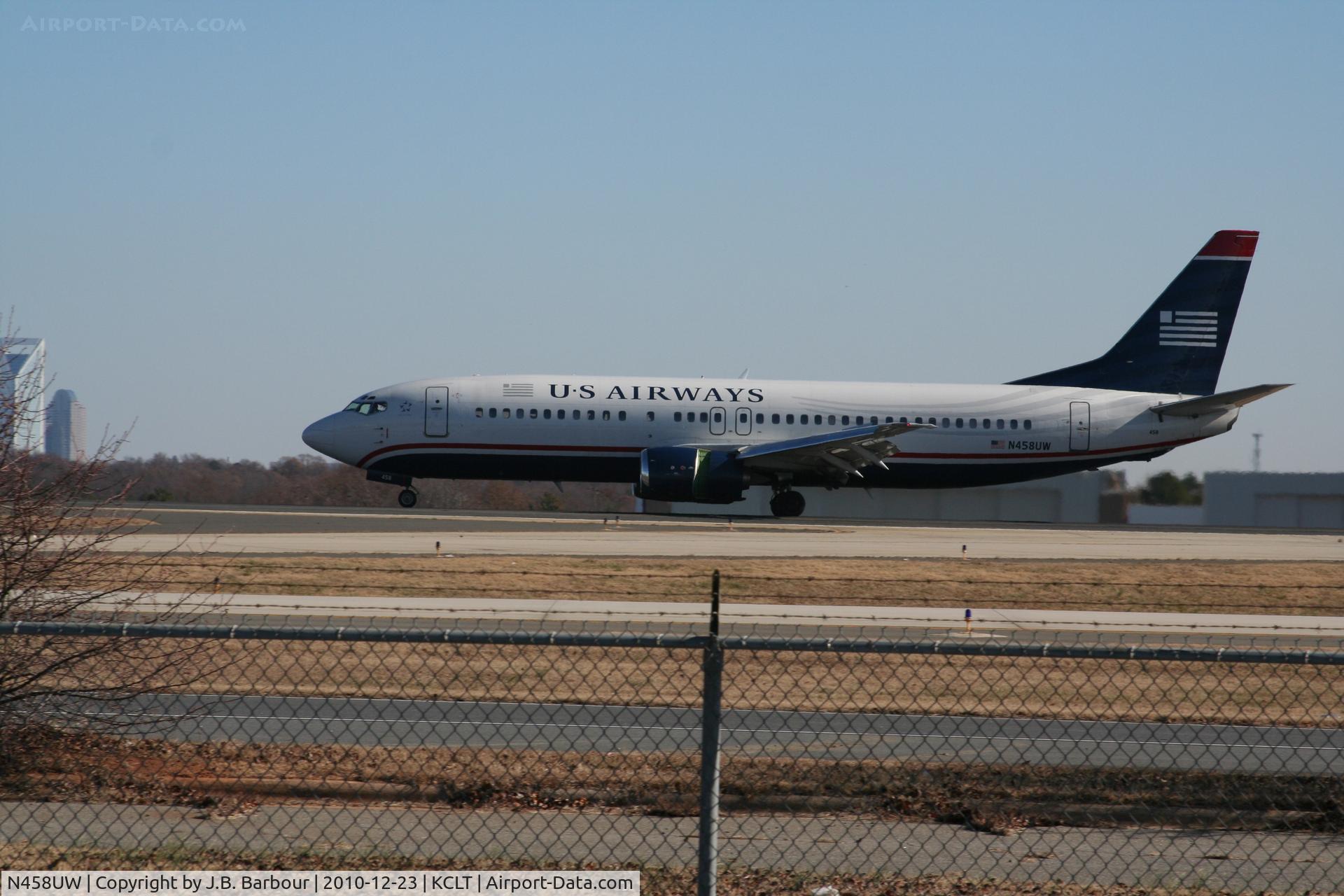 N458UW, 1991 Boeing 737-4B7 C/N 25022, N/A