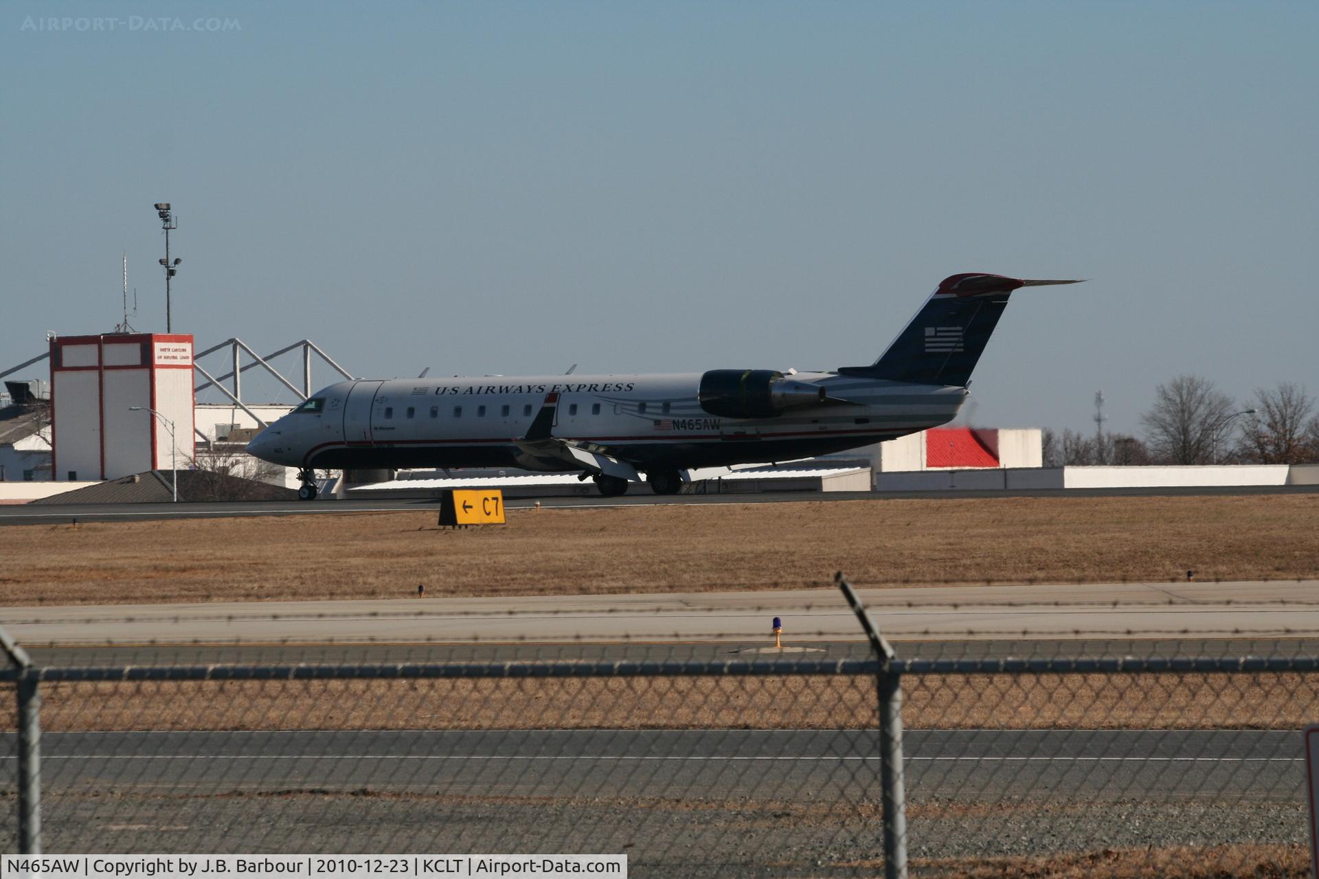 N465AW, 2004 Bombardier CRJ-200LR (CL-600-2B19) C/N 7893, N/A