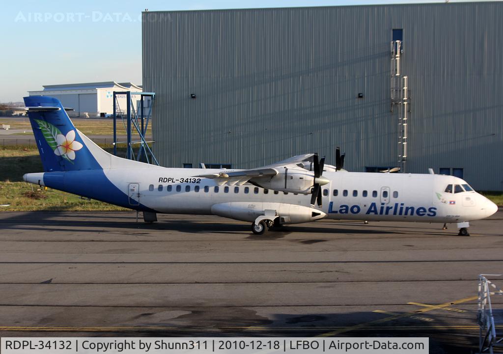 RDPL-34132, 1993 ATR 72-202 C/N 396, Returned to lessor and arriving at Latecoere Aeroservices facility...