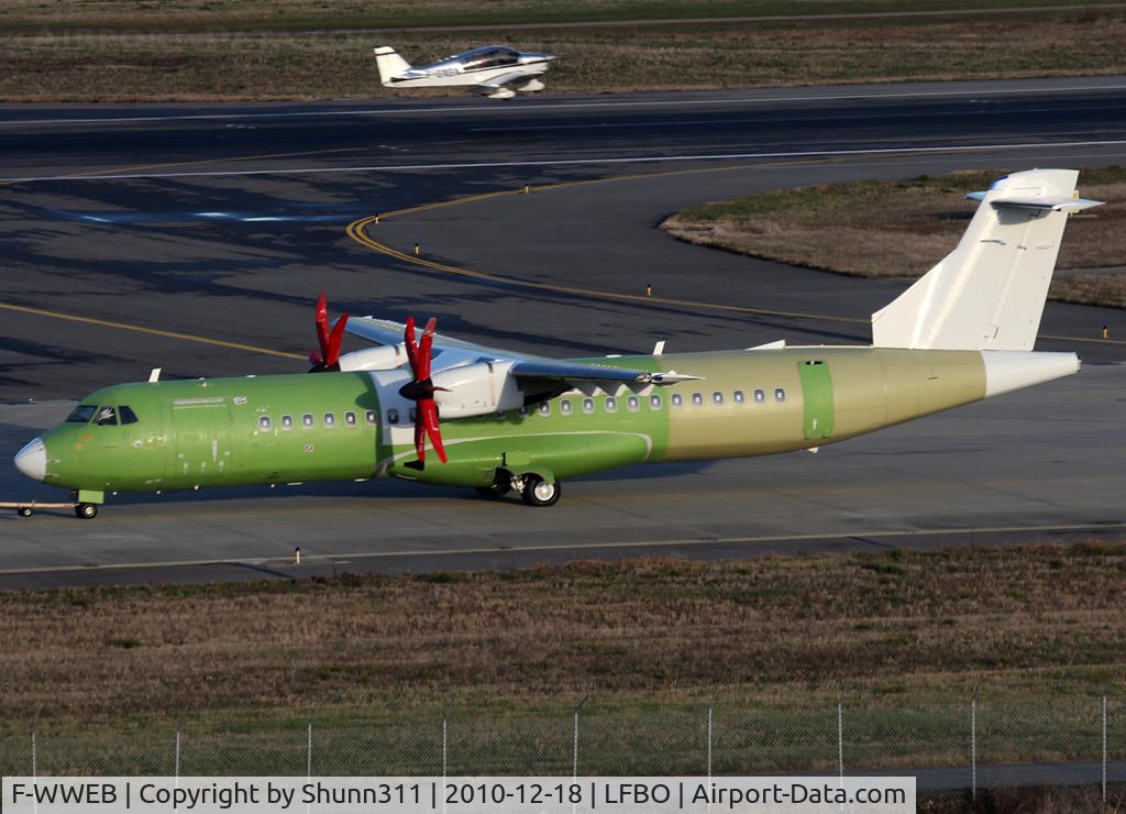 F-WWEB, 2011 ATR 72-212A C/N 949, C/n 949 - Going to paintshop...