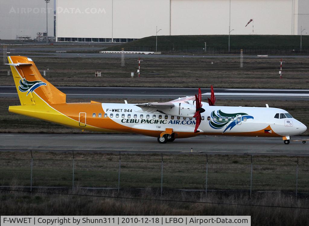 F-WWET, 2010 ATR 72-212A C/N 944, C/n 944 - To be RP-C7258