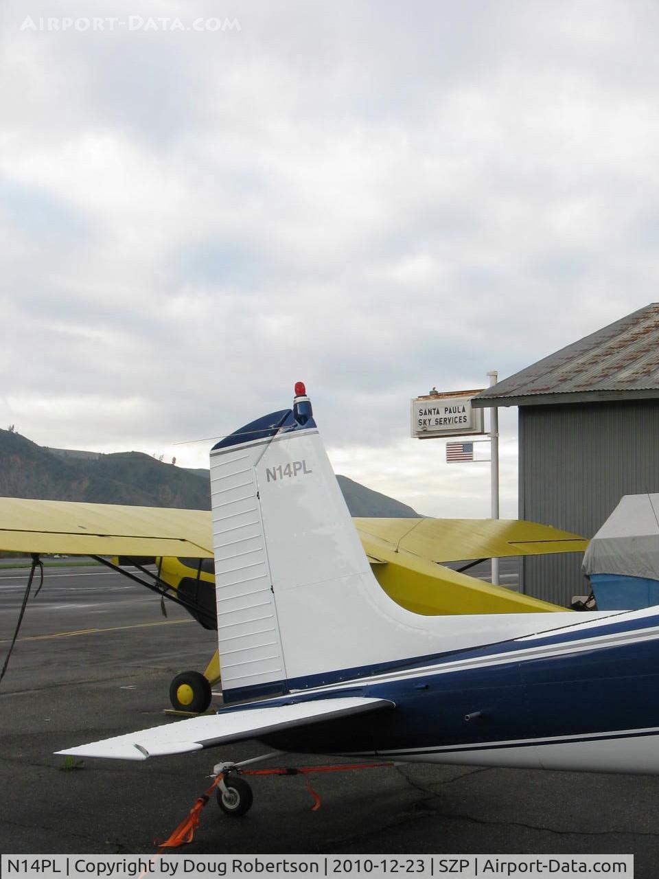 N14PL, 1966 Cessna 180H Skywagon C/N 18051711, 1966 Cessna 180H, Continental O-470 230 Hp, tail 