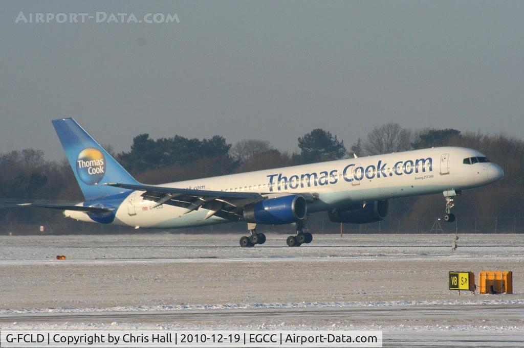 G-FCLD, 1997 Boeing 757-25F C/N 28718, Thomas Cook B757 returning to MAN after declaring an emergency with an engine bleed problem.