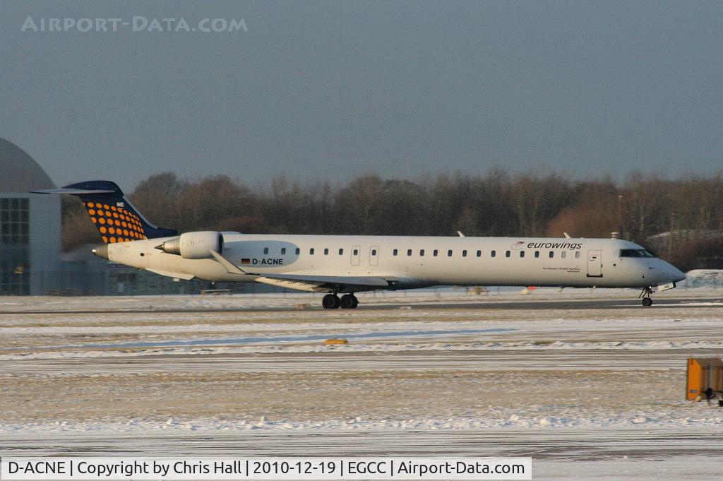 D-ACNE, 2009 Bombardier CRJ-900ER (CL-600-2D24) C/N 15241, Eurowings CRJ departing from RW05L
