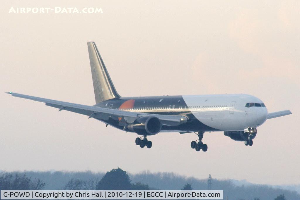 G-POWD, 2003 Boeing 767-36N/ER C/N 30847, Titan Airways B767 on finals for RW05L