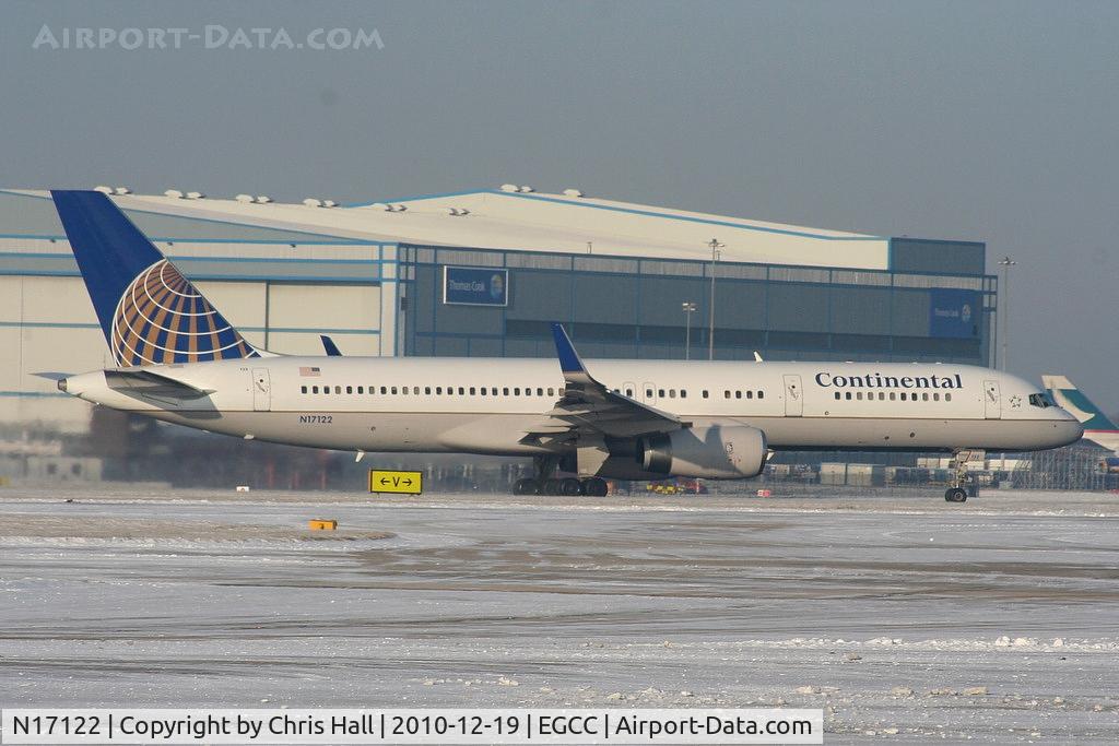 N17122, 1997 Boeing 757-224 C/N 27564, Continental B757 departing from RW05L