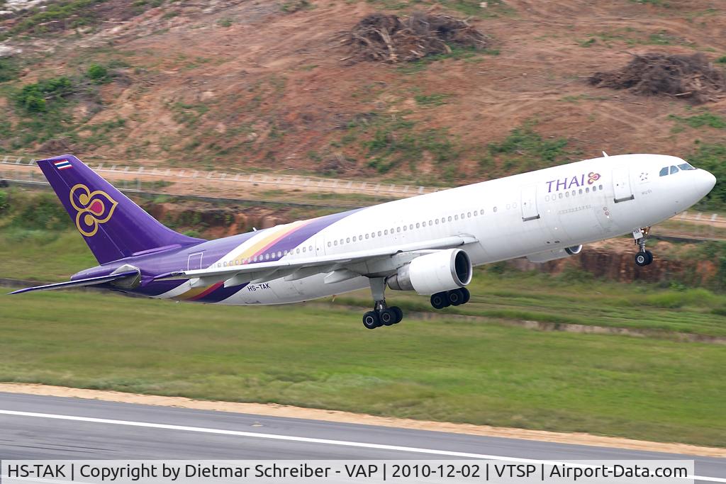 HS-TAK, 1990 Airbus A300B4-622R C/N 566, Thai Airbus 300-600