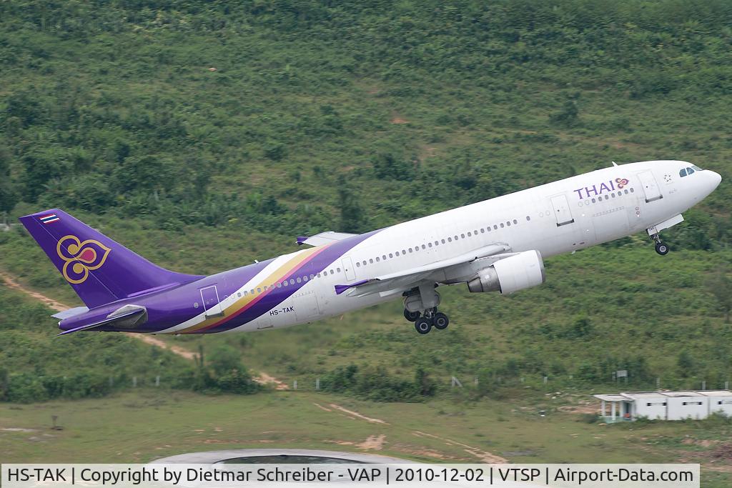 HS-TAK, 1990 Airbus A300B4-622R C/N 566, Thai Airbus 300-600