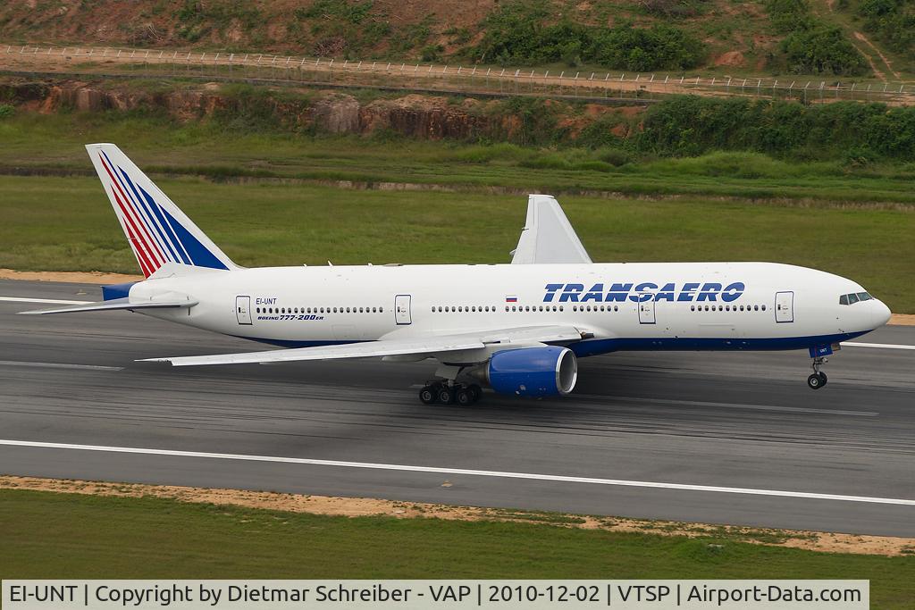 EI-UNT, 1998 Boeing 777-212/ER C/N 28998, Transaero Boeing 777-200
