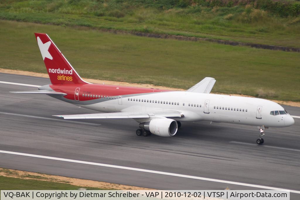 VQ-BAK, 1995 Boeing 757-2Q8 C/N 26332, Nordwind Boeing 757-200