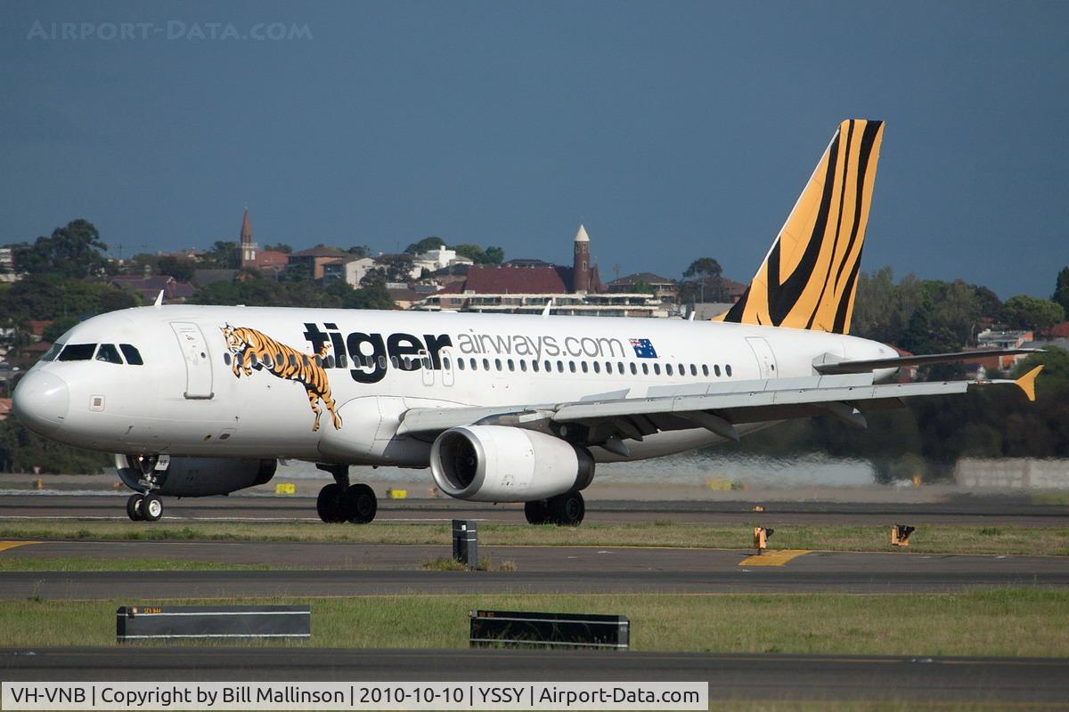 VH-VNB, 2006 Airbus A320-232 C/N 2906, Catch this Tiger by the tail