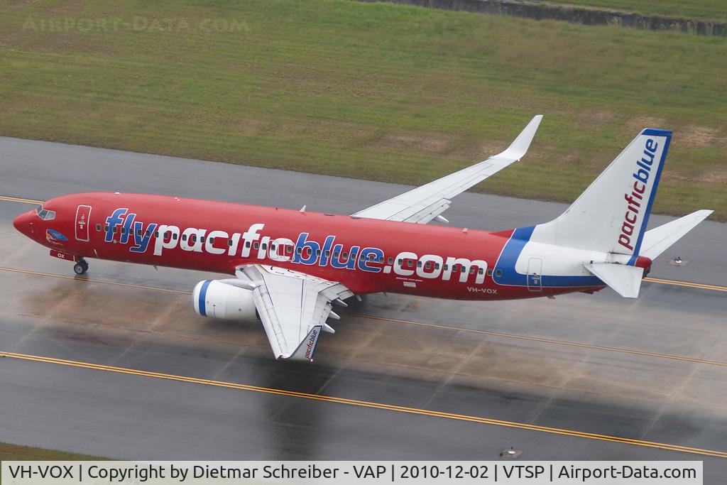VH-VOX, 2004 Boeing 737-8BK C/N 33017, Pacific Blue Boeing 737-.800