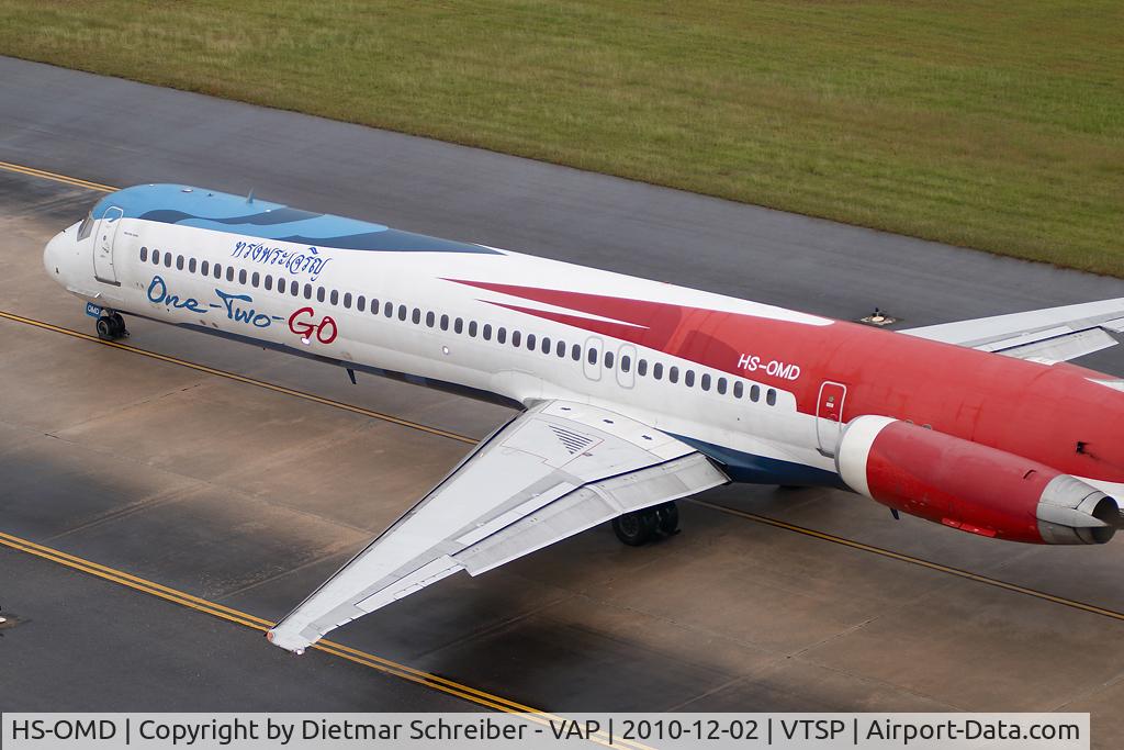 HS-OMD, 1986 McDonnell Douglas MD-82 (DC-9-82) C/N 49485, One Two Go MD80