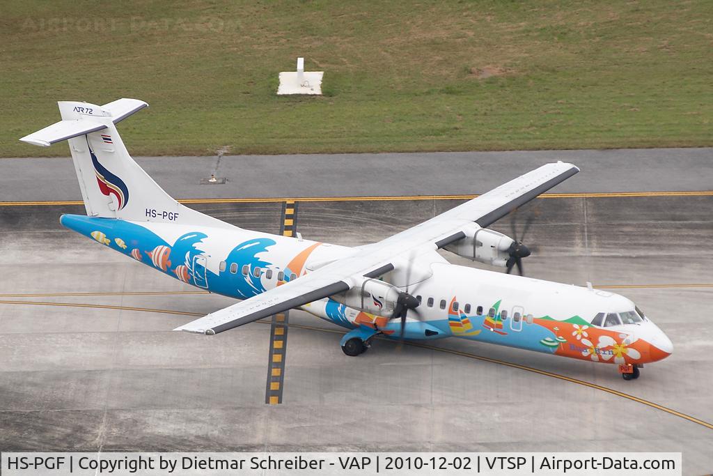 HS-PGF, 2002 ATR 72-212A C/N 700, Bangkok Air ATR72