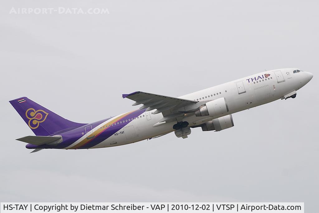 HS-TAY, 1998 Airbus A300B4-622R C/N 786, Thai Airbus 300-600