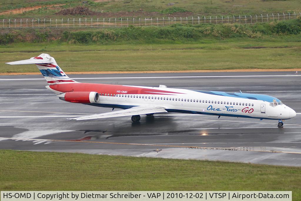 HS-OMD, 1986 McDonnell Douglas MD-82 (DC-9-82) C/N 49485, One Two Go MD80