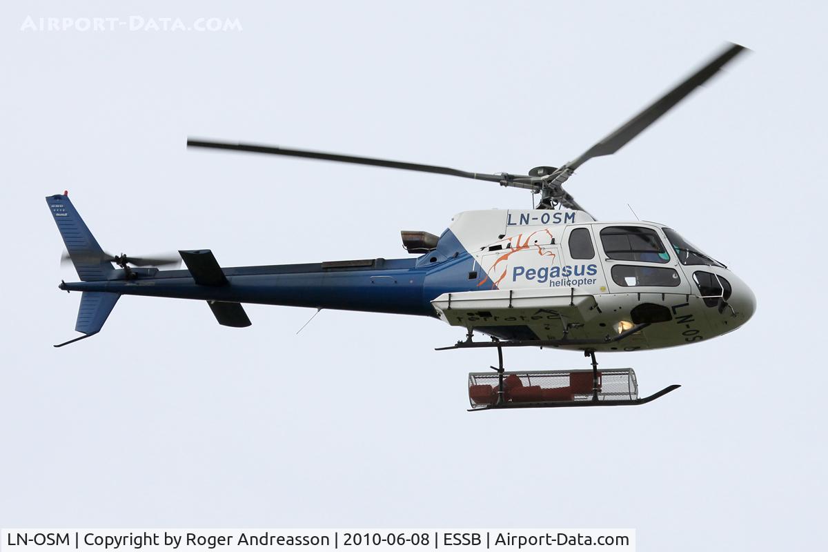 LN-OSM, Eurocopter AS-350B-3 Ecureuil Ecureuil C/N 4110, Pegasus Helicopter AS