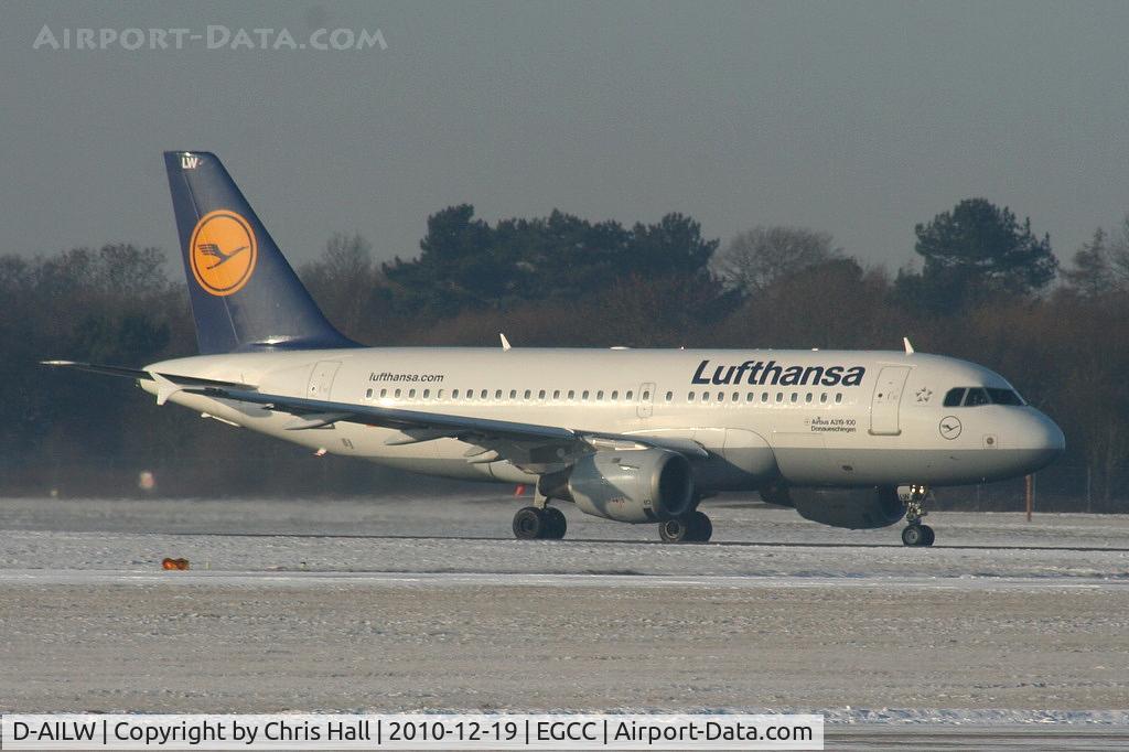 D-AILW, 1998 Airbus A319-114 C/N 853, Lufthansa A319 departing from RW05L
