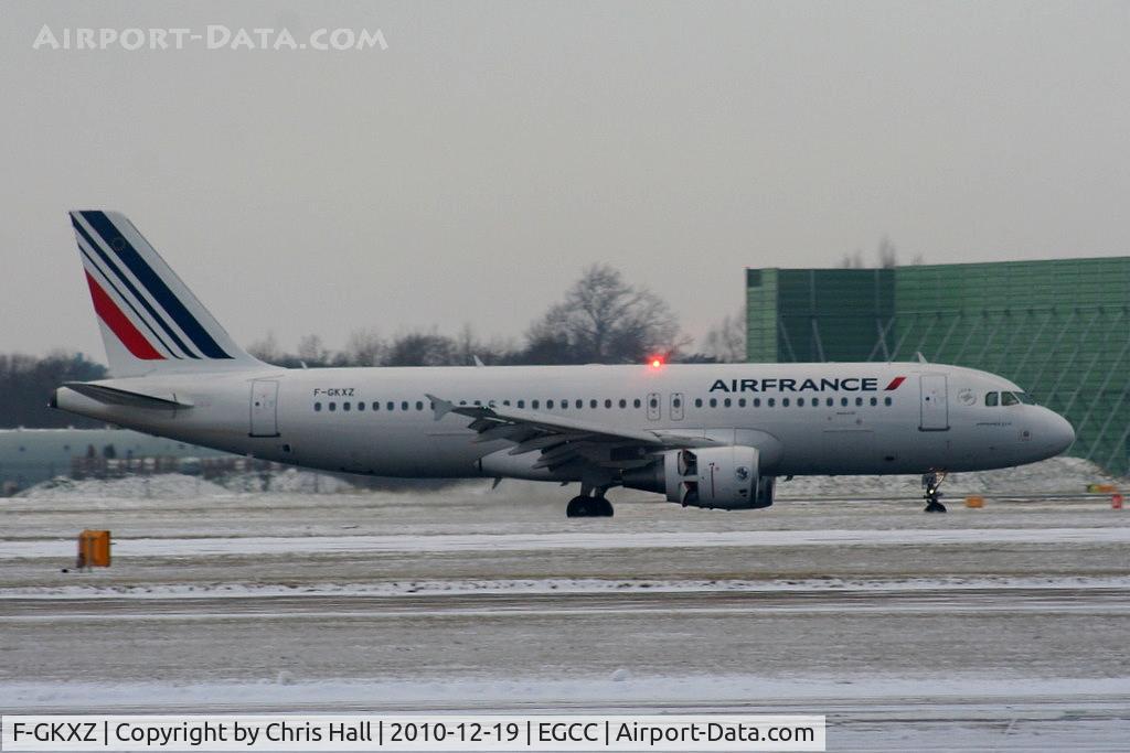 F-GKXZ, 2009 Airbus A320-214 C/N 4084, Air France A320 landing on RW05L