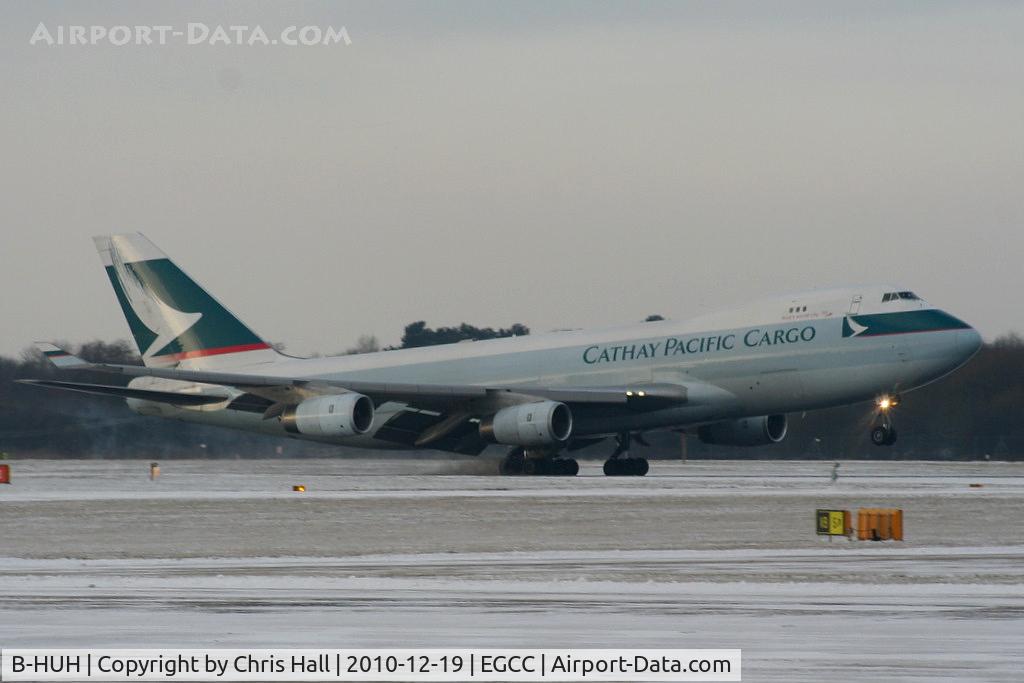 B-HUH, 1994 Boeing 747-467F/SCD C/N 27175, Cathy Pacific B747 landing on RW05L