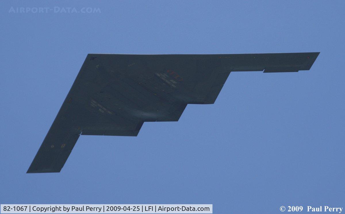 82-1067, 1982 Northrop Grumman B-2A Spirit C/N 1002/AV-2, Another angle on this angular bird