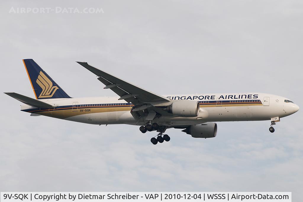 9V-SQK, 2003 Boeing 777-212/ER C/N 33368, Singapore Airlines Boeing 777-200