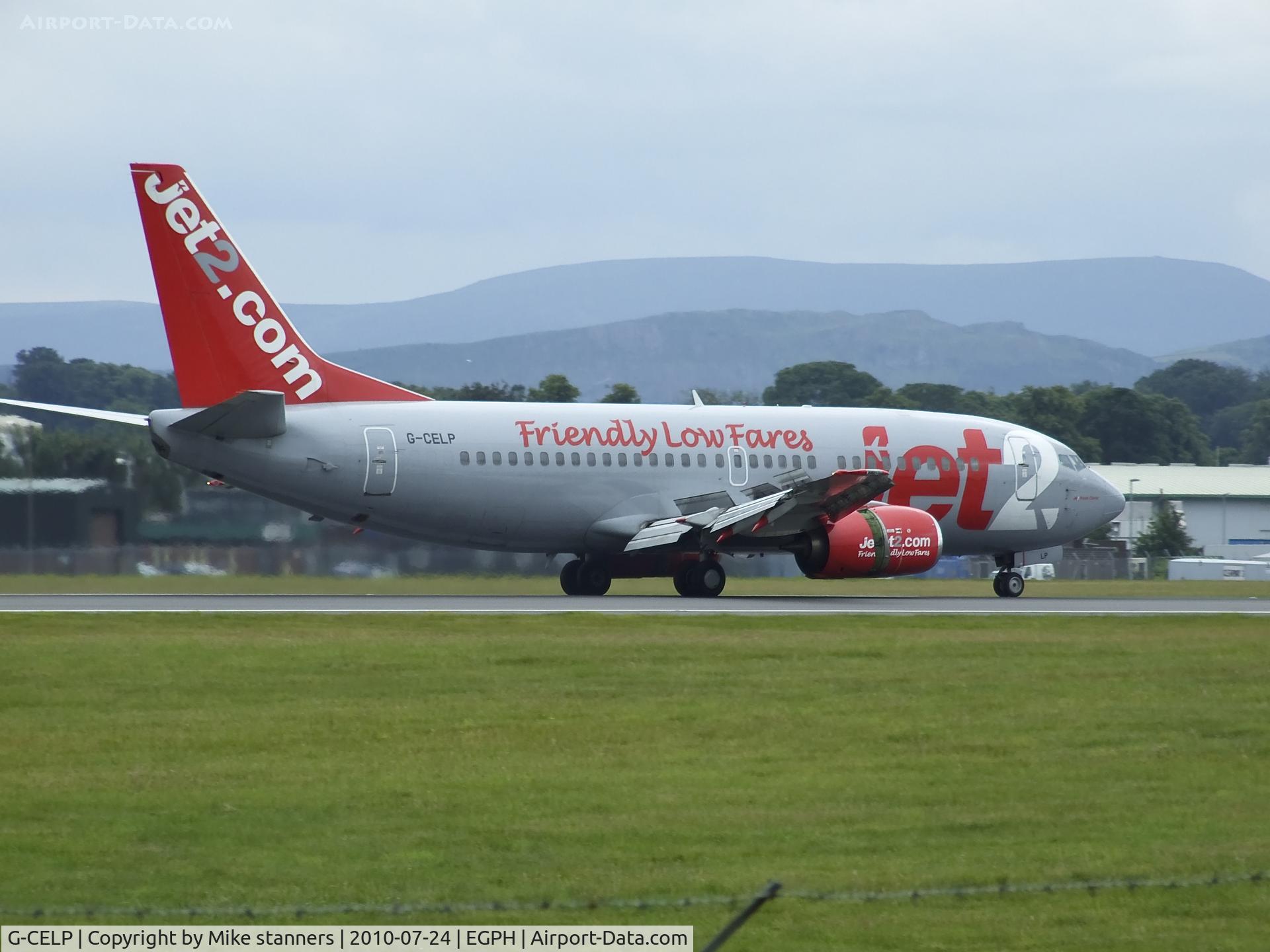 G-CELP, 1986 Boeing 737-330(QC) C/N 23522, Jet2 Boeing 737-300 landing on runway 24