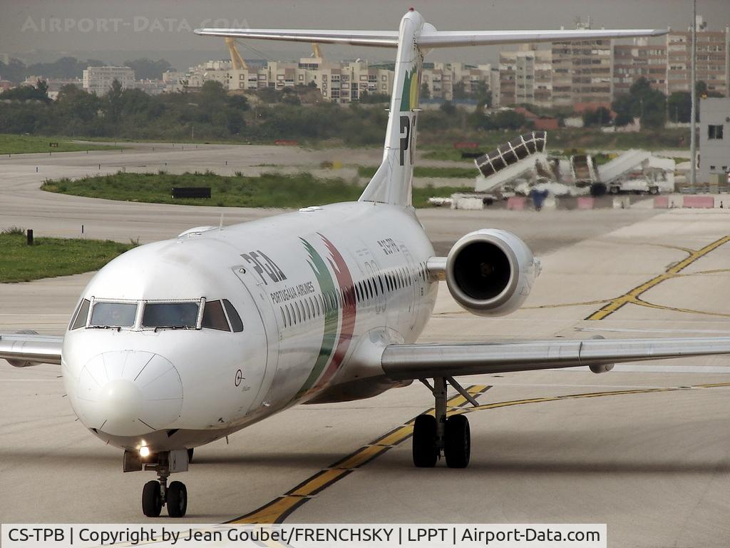 CS-TPB, 1990 Fokker 100 (F-28-0100) C/N 11262, PORTUGALIA
