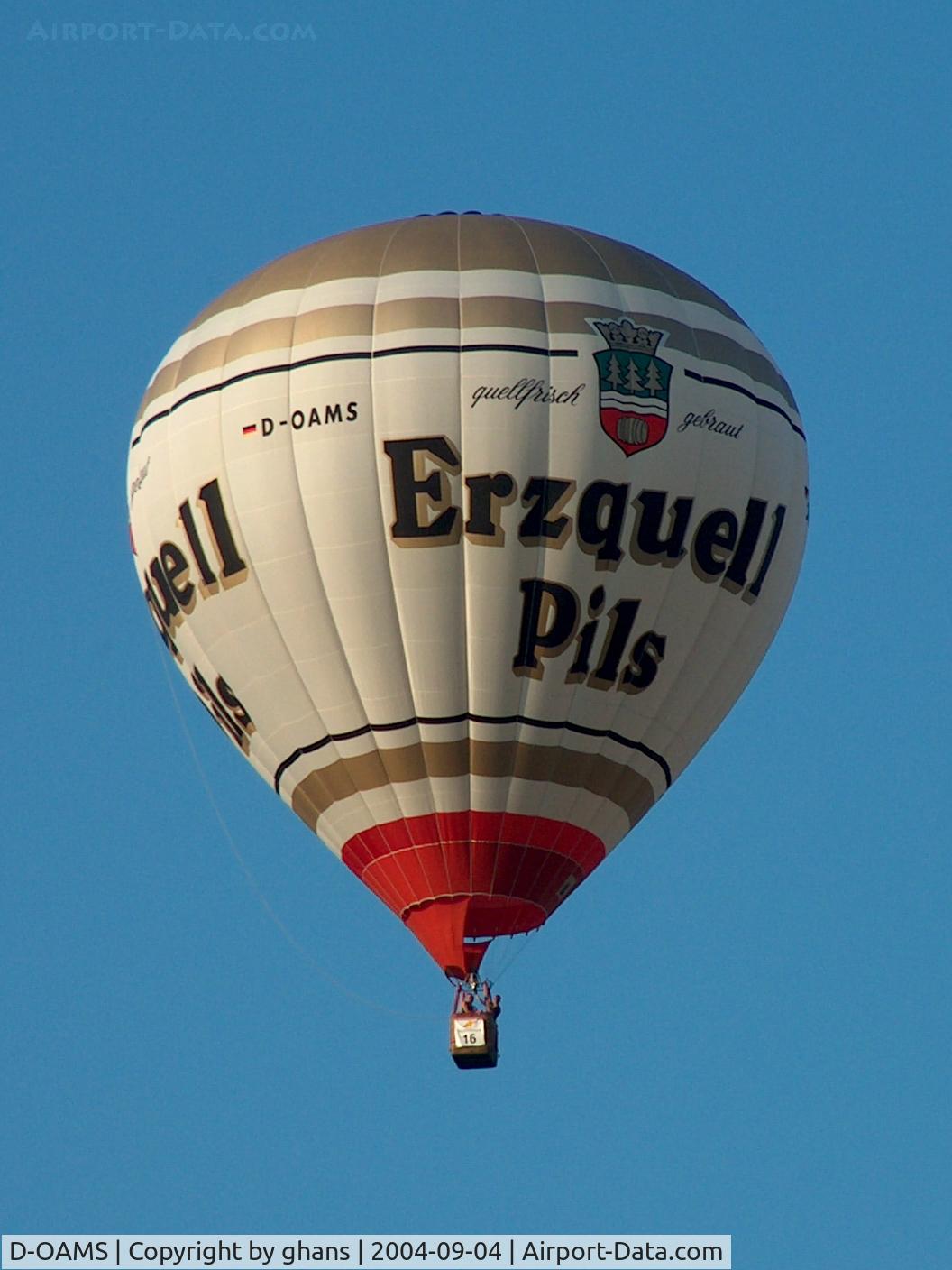 D-OAMS, 2002 Schroeder Fire Balloons G30/24 C/N 960, WIM 2004