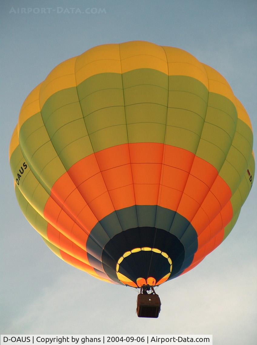 D-OAUS, 2003 Schroeder Fire Balloons FIRE BALLOONS G C/N 1055, WIM 2004