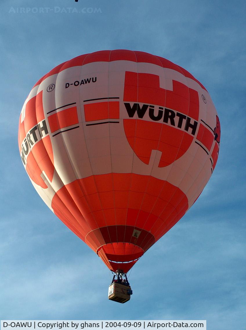 D-OAWU, 1997 Schroeder Fire Balloons FIRE BALLOONS G30/24 C/N 612, WIM 2004