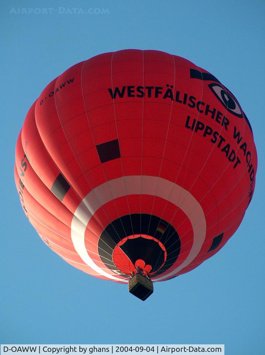 D-OAWW, 1998 Schroeder Fire Balloons G C/N 665, WIM 2004