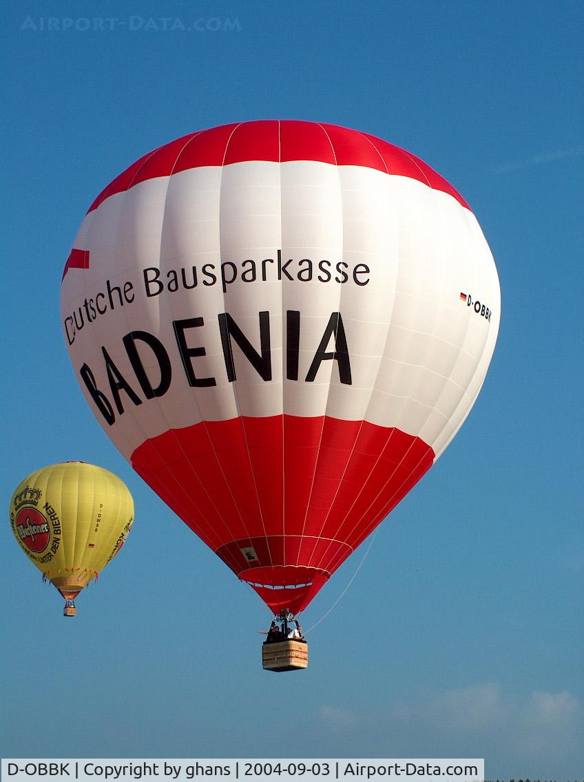 D-OBBK, 2004 Schroeder Fire Balloons G40/24 C/N 1109, WIM 2004