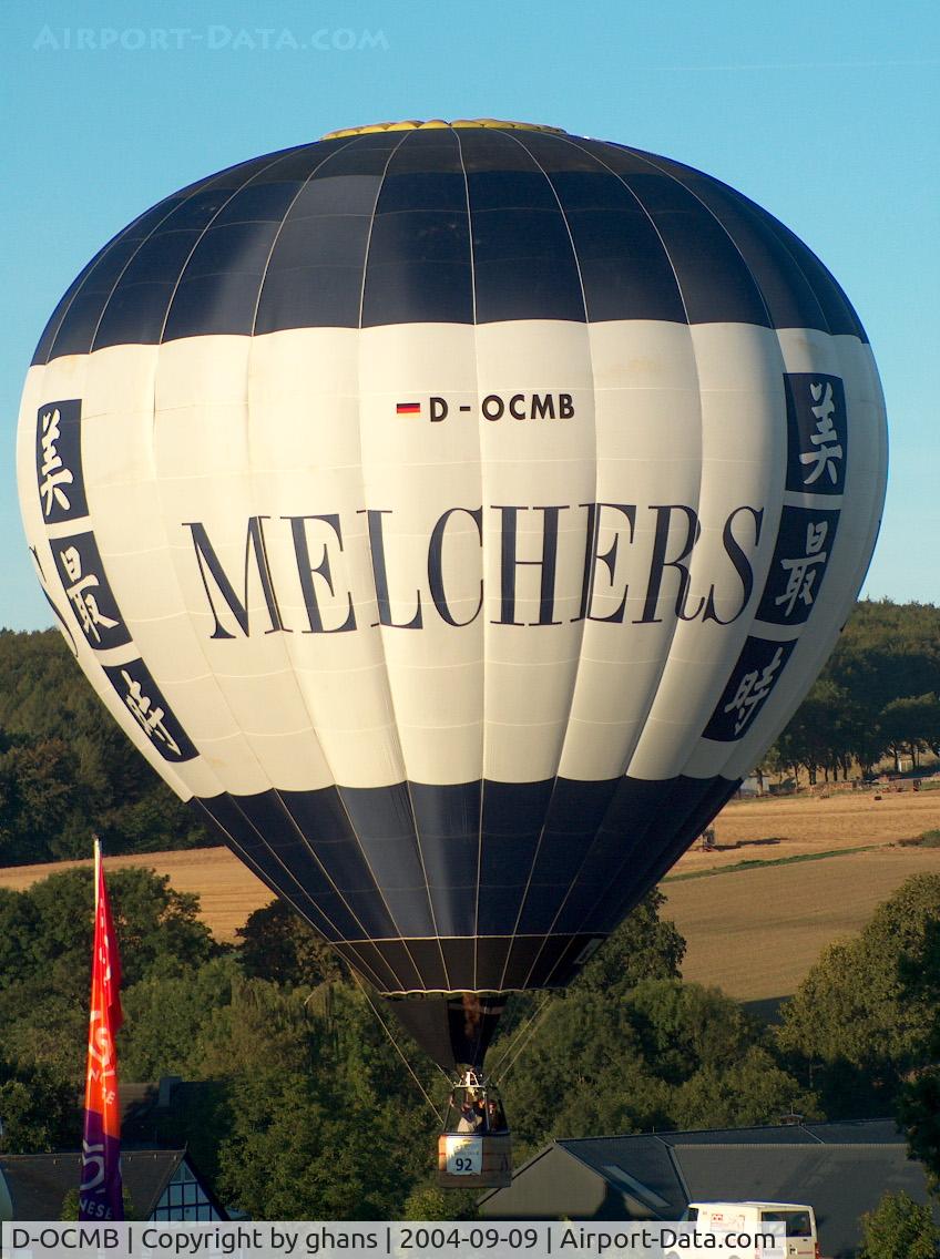 D-OCMB, 2002 Schroeder Fire Balloons FIRE BALLOONS G30/24 C/N 961, WIM 2004