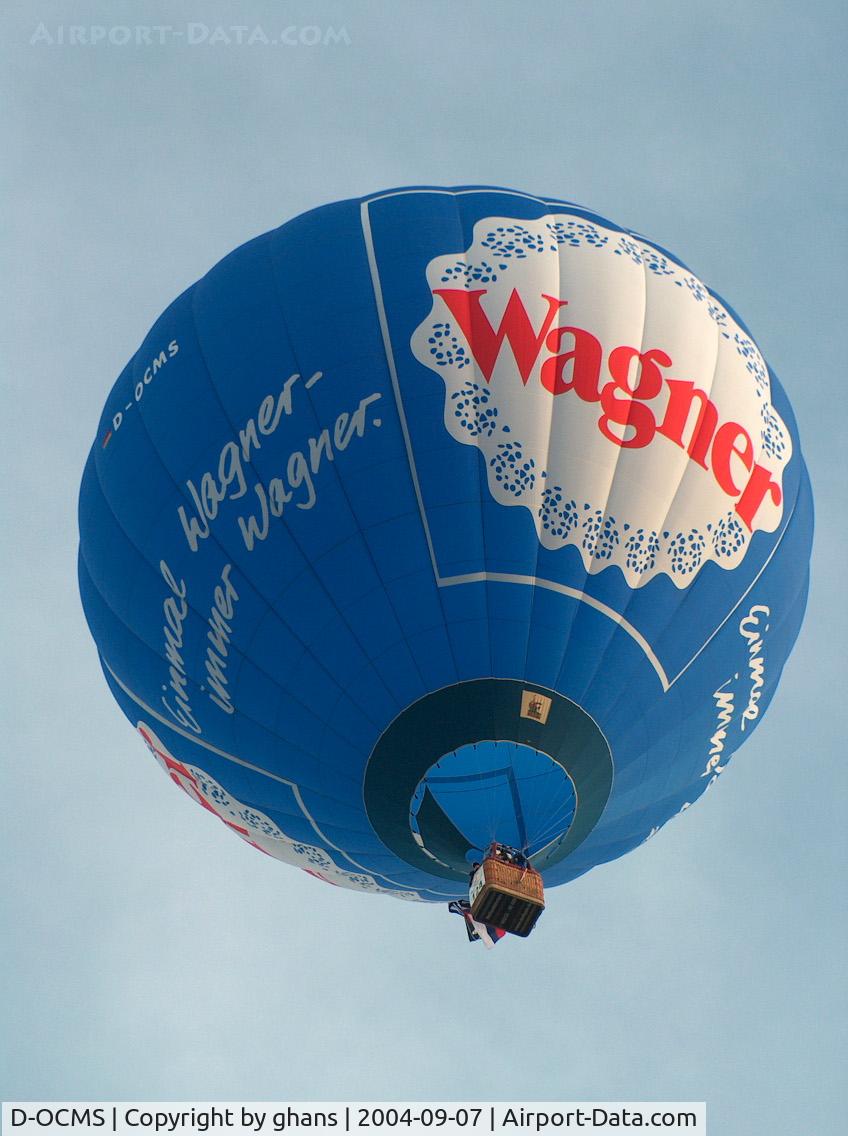 D-OCMS, 2001 Schroeder Fire Balloons G34/24 C/N 926, WIM 2004
