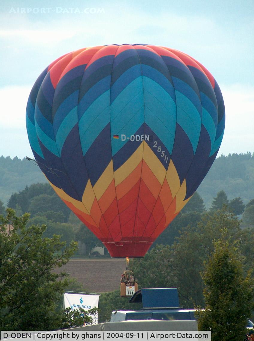 D-ODEN, 2002 Firefly Balloons Inc FIREFLY 8B C/N F8B-421, WIM 2004